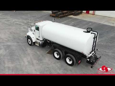 Peterbilt 348 4,000 gallon Curry Supply water truck complete walkaround