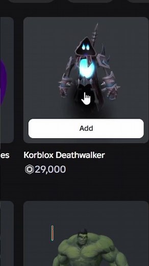 Roblox Buying Korblox Deathwalker