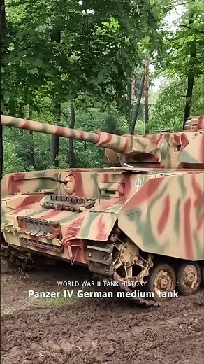 Panzerkampfwagen IV (Panzer IV) German medium tank during the Second World War #ww2 #military #tank