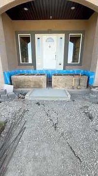 Forming Complex Stairs: Part 1 - Void Boxes 📦 🔨📦 #concrete #construction #shorts