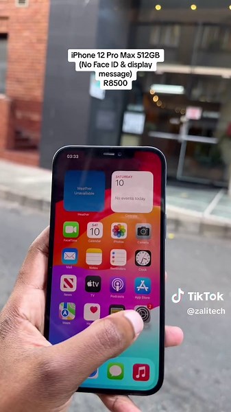 iPhone 12 Pro Max 512GB (No Face ID & display message) R8500 #SAMA28 #zalitech #zalitechmasterclass #musgrave #iphone12promax #durbantiktok #johannesburg #braamfontein #fyp