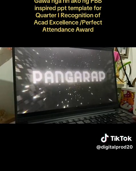 PBB Theme PowerPoint Template for Recognition Day