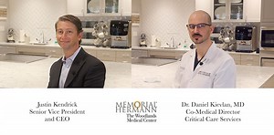 Hello Woodlands interviewed Justin Kendrick, Senior Vice President and CEO of Memorial Hermann The Woodlands Medical Center and Northeast Hospital, and Dr. Daniel Kievlan, Co-Medical Director of Critical Care Services at Memorial Hermann The Woodlands Medical Center, who share an update on the current COVID-19 surge, how it's affecting the hospital beds available, the impact of the Delta variant, questions and concerns about the vaccine, and ask for the community's help. Learn more at https://he