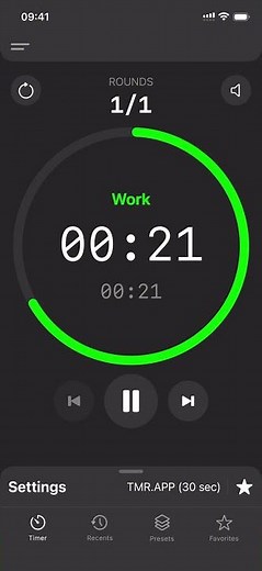 30 seconds interval timer | TMR #timer #intervaltimer #30sec #30seconds #hiittimer #tmrapp