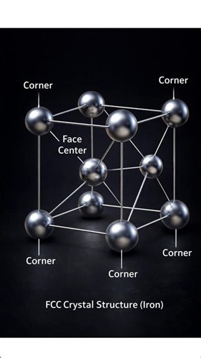 Austenite explained in 60 seconds 🔥 Steel’s hidden structure revealed! #Metallurgy #Welding