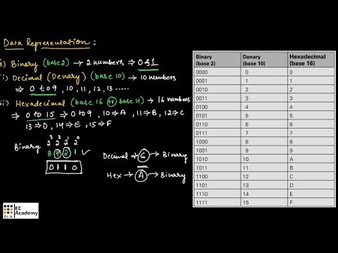Data representation in electronics and communication engineering || EC Academy