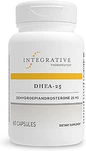 Integrative Therapeutics DHEA-25 - Support Supplement for Men & Women - Support - Vegan, Gluten-Free & Dairy-Free - 60 Capsules (60 Servings)