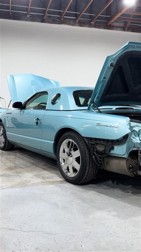 Addressing minor blemishes to the rear bumper & this #2002 #FORD #Thunderbird will be immaculate‼️💦