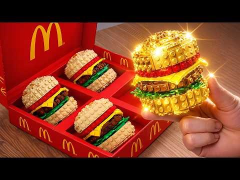 McDonald's LEGO BIG BOX: Full of Yummy Burgers Inside! Lego Cooking