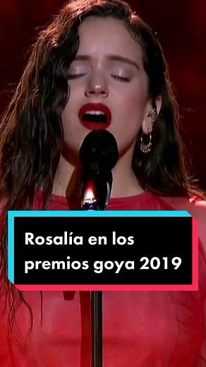 Rosalía Flamenco Performance at Premios Goya 2019