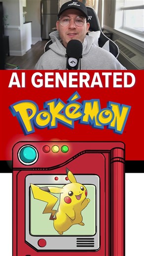 AI Generated Pikachu Pokemon with Unique Features