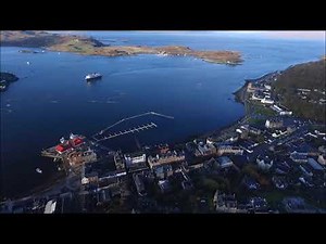 Oban Scotland Drone Footage CalMac Ferries
