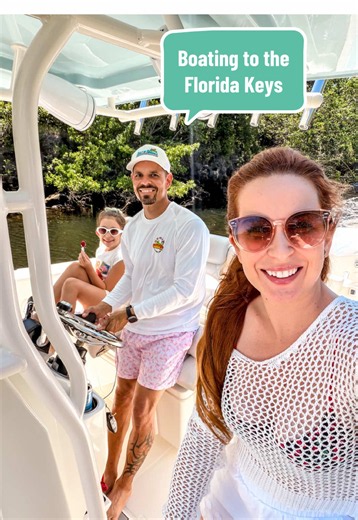 Boating has always been one of our favorite things. We actually met boating nearly 20 years ago. This is one of the reasons I’ll never move away from Miami. We love being near the ocean and having our boat to go out on. #boating #miamiinfluencer #floridakeys #miamimom #bakerscay