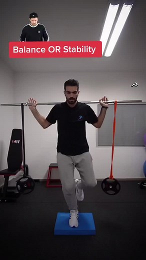 STABILITY✅👉Balance is your ability to control your body without any movement. 👉Stability is your ability to control your body.#physio #stability #r