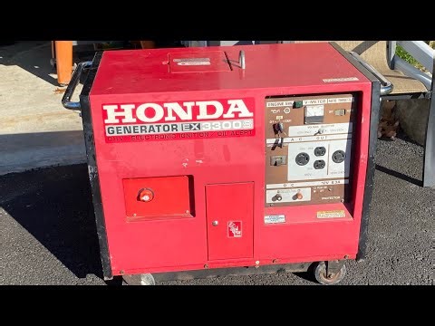 Honda generator battery change, Honda EX 3300S.