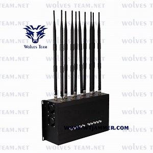 [Hot Item] Indoor Jamming Radius 50 Meters 2g 3G 4G 5g GSM Signal Blocker Bluetooth WiFi2.4/5.8g Jammer 16 Channels