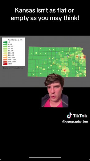 Exploring Kansas's Diverse Cityscape and Population Density