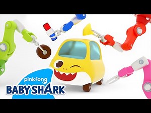 Baby Shark Car Mechanic! | Baby Shark Toy | Baby Shark Car | Baby Shark Official