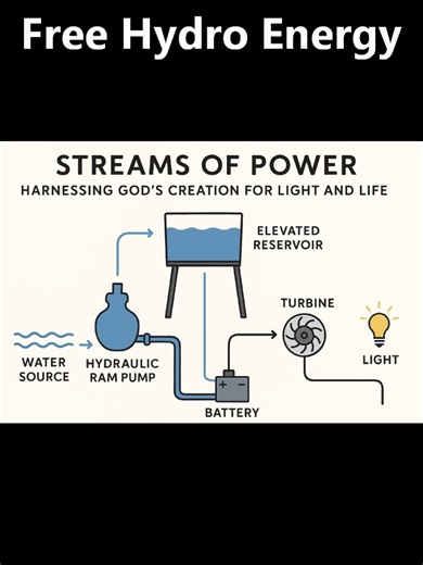 🔹 Streams of Power: Closed-Loop Micro-Hydro System Using a High-Efficiency Pump Core Concept A high-efficiency pump moves water from a source to an elevated reservoir. Water from the reservoir flows through a turbine and generator, producing electricity. Water is returned to the pump intake, creating a closed-loop system. 1️⃣ Pump Selection Key Factors: Flow Rate: How much water needs to move per minute or hour. Head Height: Vertical distance the pump must lift water. Efficiency: Operate pumps 