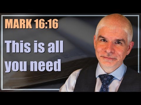 The most important verse? - Mark 16:16 | 2-minute daily bible meditation