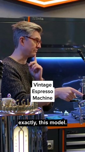 Vintage espresso machines can set you back a considerable sum but the beauty is just timeless. And they can make great coffee! #VintageCoffeeMachine #Espresso #Barista #Vintage #Coffee