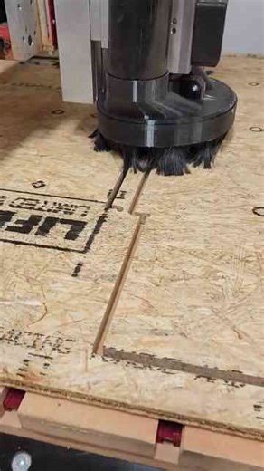 Single pass cuts on a full 3/4" thick sheet of Advantech flooring!