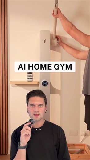 This smart fitness device is reinventing how we workout at home👇 Plus it’s sleek, interactive, and compact so it fits in any space. This is @amp fit. Here’s what makes it so unique. First off it comes with free white-glove installation. Then you download the app and take a strength assessment to calibrate your body. Select from over 500 guided exercises, everything from strength straining and HITT to pilates and mobility. It comes with 5 accessories — a rope, a handle, dual handles, a T-Bar, an