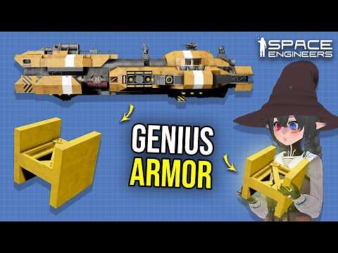 This Ship Armor is Not Deformable Without Being Heavy, Space Engineers
