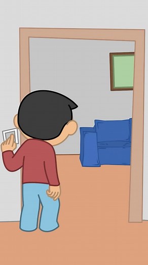 Cat in the dark #funny #animation #meme