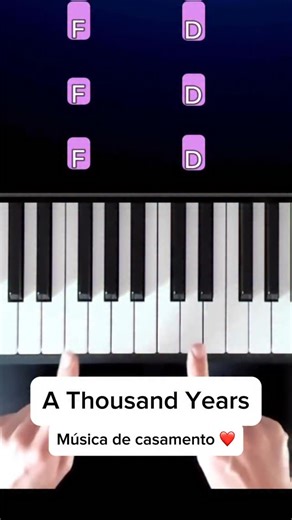 Aulas Phillip Almeida 🎸🪕🥁🪗🎹 | A Thousand Years - Piano tutorial . #christinaperri #athousandyear #piano #pianotutorial #pianomusic #pianocover #aulademusica... | Instagram