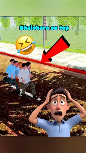 BHAICHARA 💪 ON TOP 😎💥 #indianbikedriving3d #gta #shorts