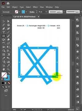 How to make X logo in adobe illustrator #illustrator #xlogo