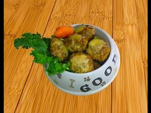 BEEF MINCE MEATBALLS. DIY Dog Food! Make Meatballs for your pup. Tutorial by Cooking for Dog.