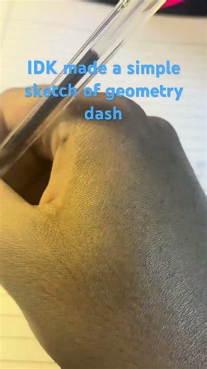 IDK made a simple geometry dash sketch