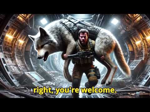 Human mechanic Carried A paralyzed Alien Wolf Left On a broken relic Alien Ship but Something.HFY