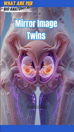 Mirror Image Twins Explained :How Mirror Image Twins Are Actually Born #identicaltwins#twinpregnancy