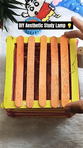 Stop Buying Expensive Lamps! Try this DIY instead🛠️Turning Waste into Study Lamp🪵#diycrafts #shorts