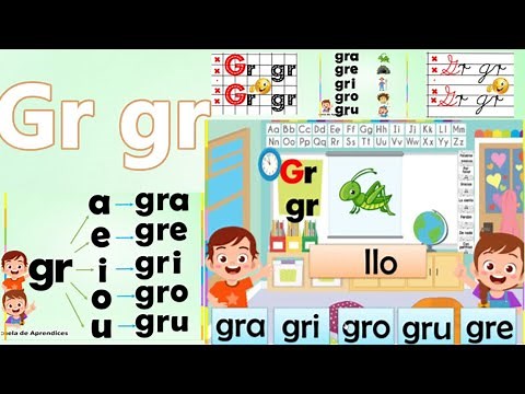 gra gre gri gro gru Sílabas trabadas | Descarga la Clase en PowerPoint