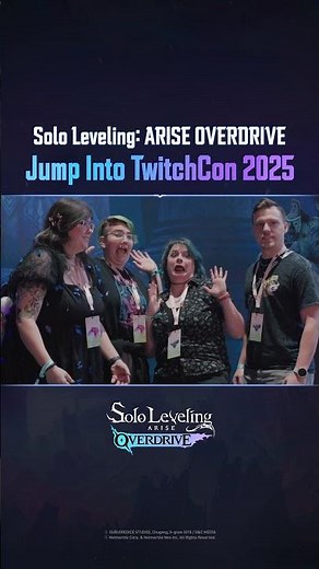 [Solo Leveling: ARISE OVERDRIVE] The energy at TwitchCon 2025 was unreal 🔥