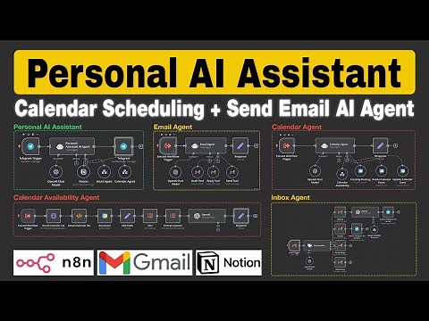 How I Built a Personal AI Assistant with Advanced Email & Calendar AI Agents on n8n (No Code)