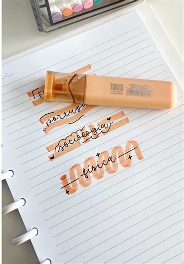 Estudos e Lettering com Papelaria Fofa