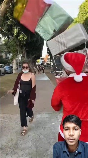 Falling Box prank Christmas Santa Viral Part 2