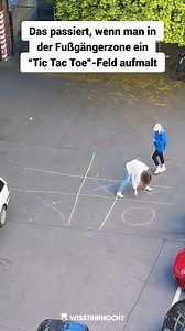 28K views · 121 reactions | Das passiert, wenn man in der Fußgängerzone ein "Tic Tac Toe"-Feld aufmalt  | Wisst ihr noch?-TV | Facebook