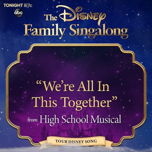 12K views · 191 reactions | What's your Disney song? Screenshot, share and prepare to sing along to the #DisneyFamilySingalong, starting at 8 p.m. on ABC 7! | ABC7NY | Facebook