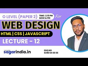 Web designing Lec -12 | Basic to Advance| Complete Course for O level Student |