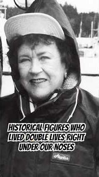Historical Figures Who Lived Double Lives Right Under Our Noses #shorts