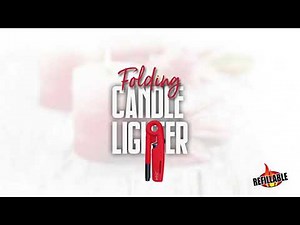 Scripto® Folding Candle Lighter Spa Video