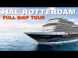 HAL Rotterdam | Full Ship Walkthrough Tour & Review 4K | Holland America Cruise Line