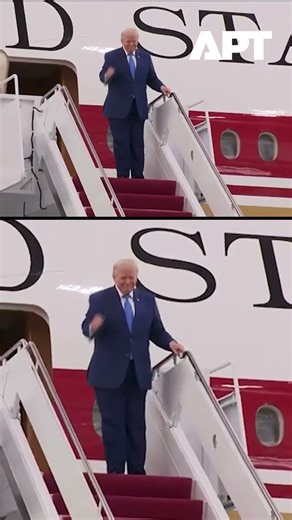 WATCH: Trump Makes First Exit From New $400M Air Force One, Gifted by Qatar | APT
