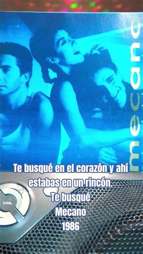 Te busqué, Mecano #music #musica #mexico #america #españa #usa #colombia #chile #amor #love